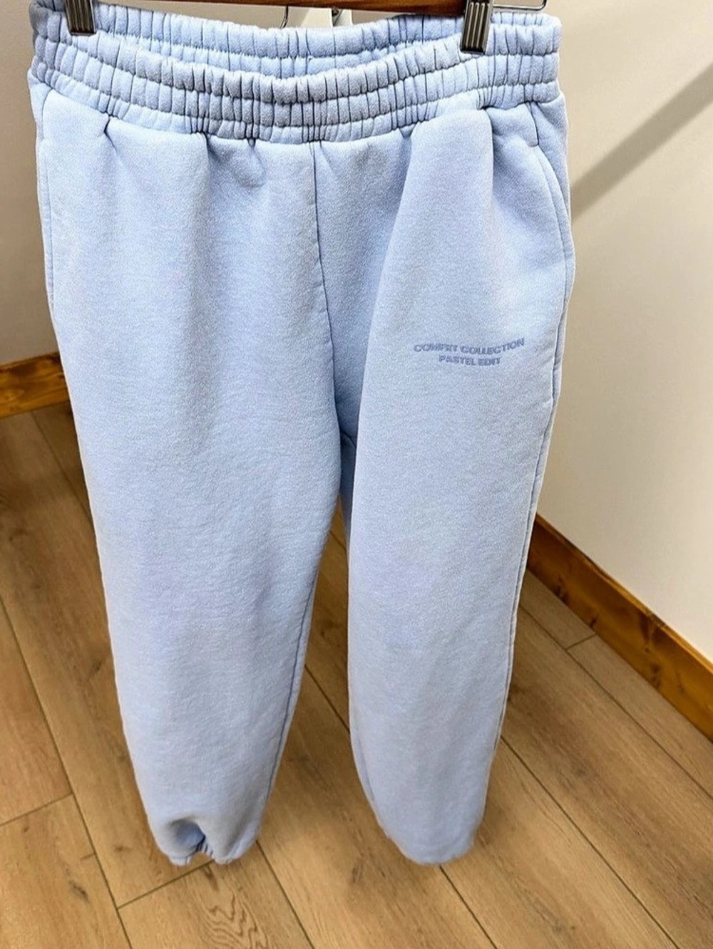Comfrt Pastel Jogger Sweatpants in Pastel Blue - Women’s Medium